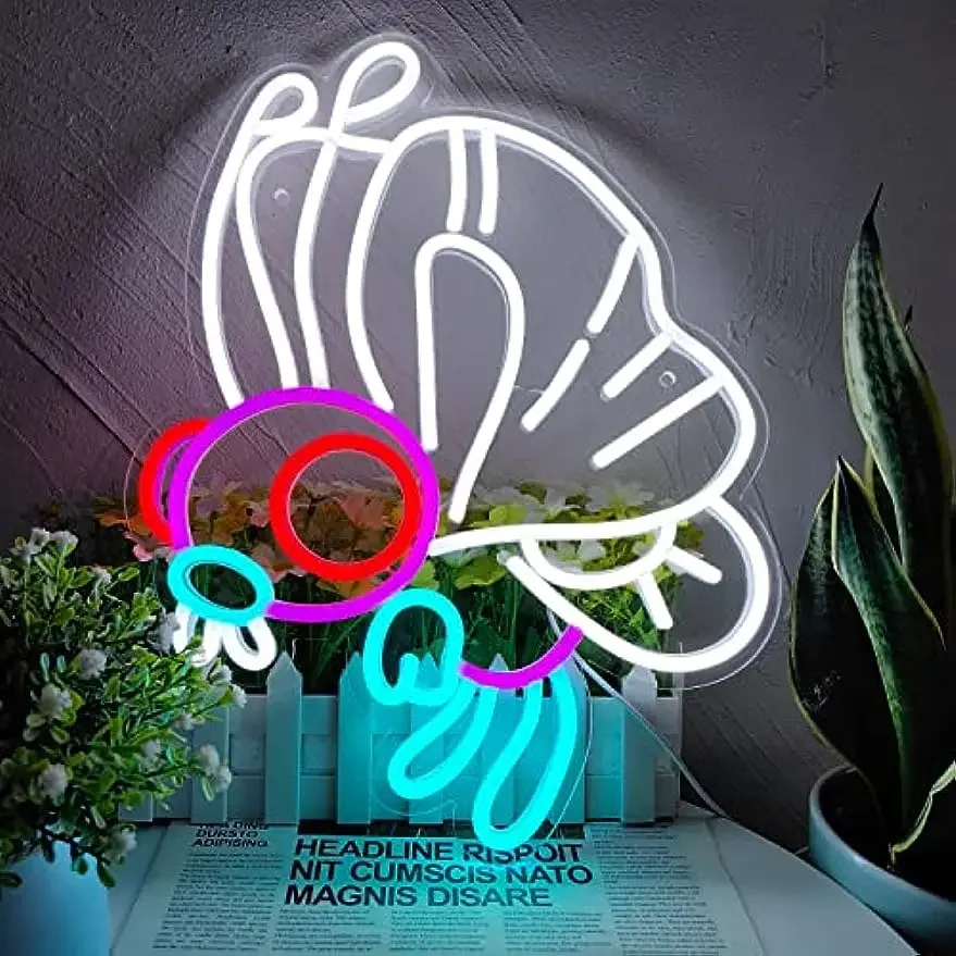 Party Games Best - Mutation Butterfly Neon Light Sign LED