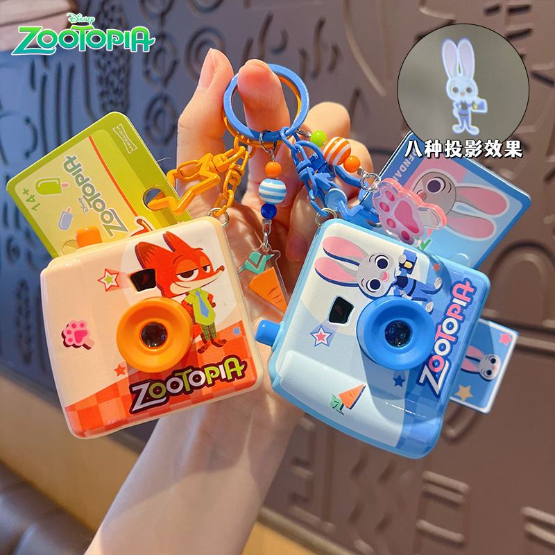 Party Games Kids - Original Zootopia Polaroid Camera Keychain Creative