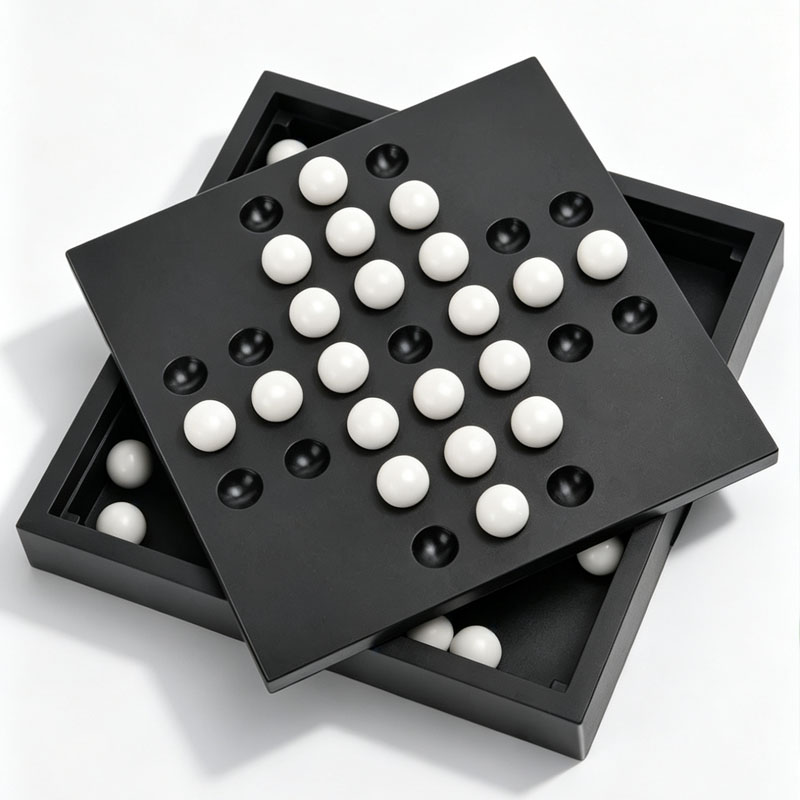Party Games Kids Indoor - Europe Classic Single Chess Peg Solitaire