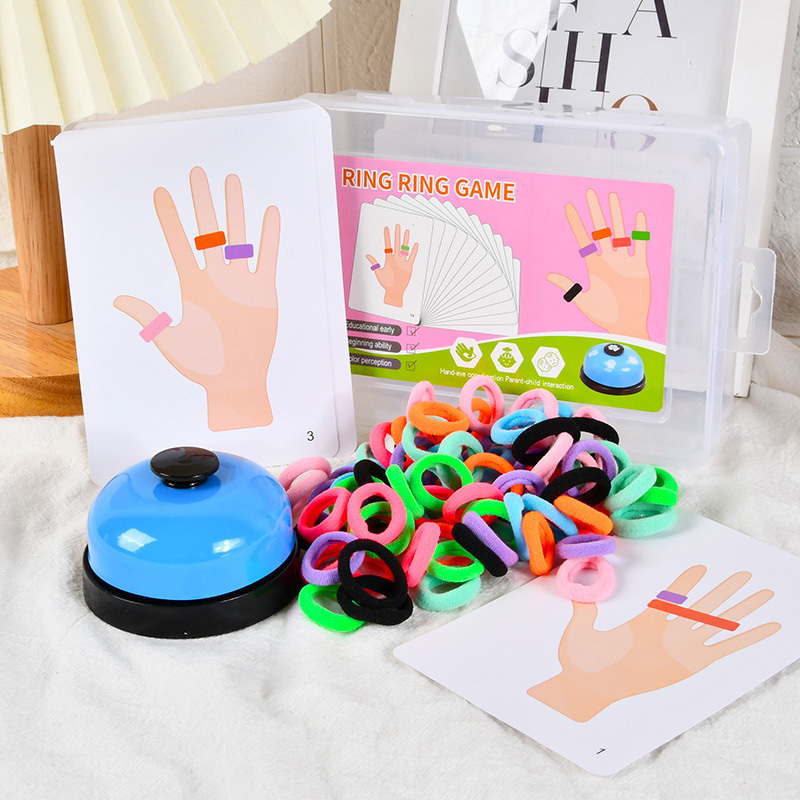 Party Games Kids Indoor - Kids Finger Ring Board Game Color