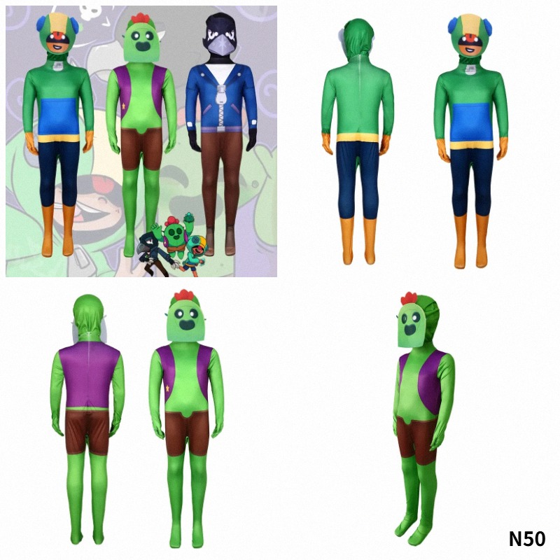 Party Games Kids - 2026 Brawl Jumpsuit With Headgear Cosplay