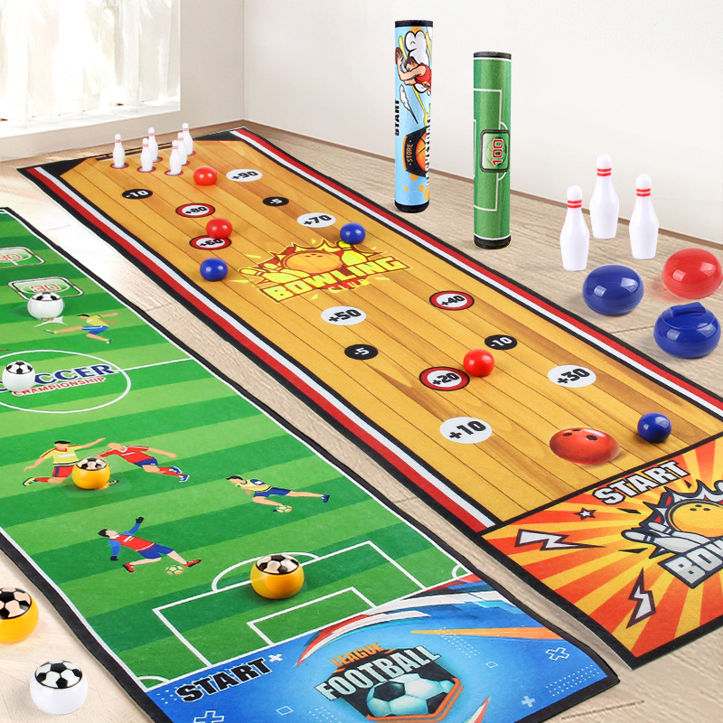 Party Games Kids Indoor - Children Interactive Social Curling Soccer Board