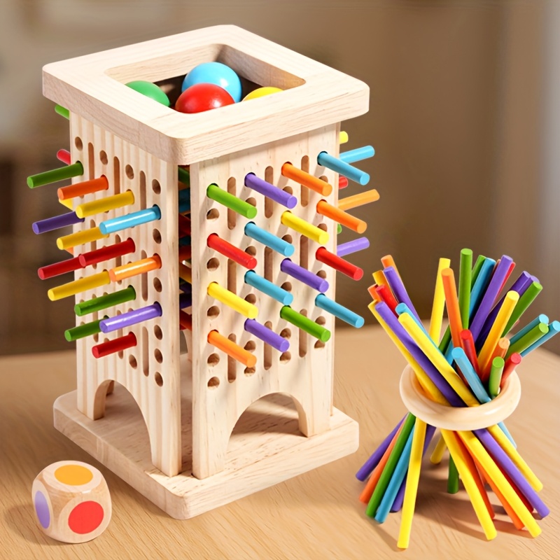 Montessori Wooden Board Game C - огляд і ціна Party Games Kids Indoor