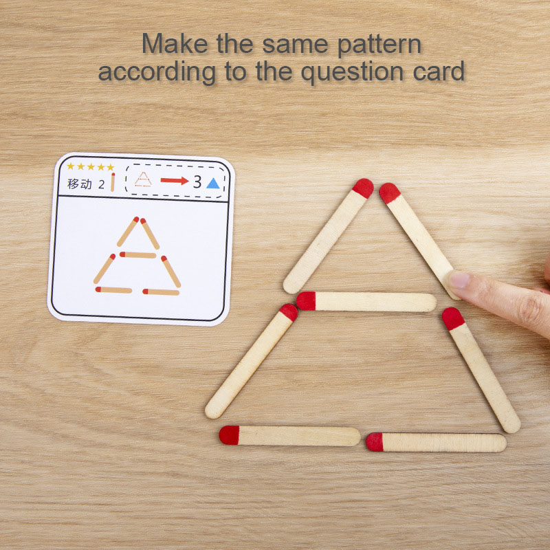Montessori Matches Puzzles Gam - огляд і ціна Party Games Kids Indoor