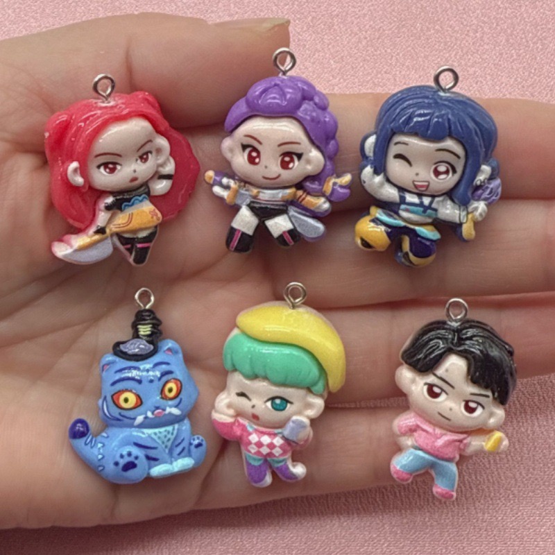 10pcs resin cartoon pendant, D - огляд і ціна Party Games Crazy