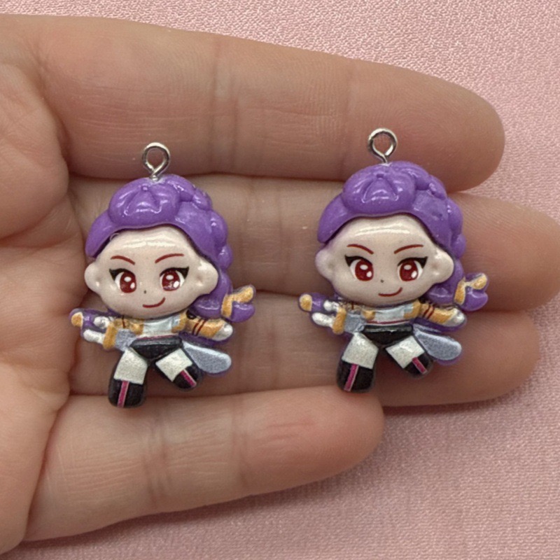 10pcs resin cartoon pendant, D - огляд і ціна Party Games Crazy
