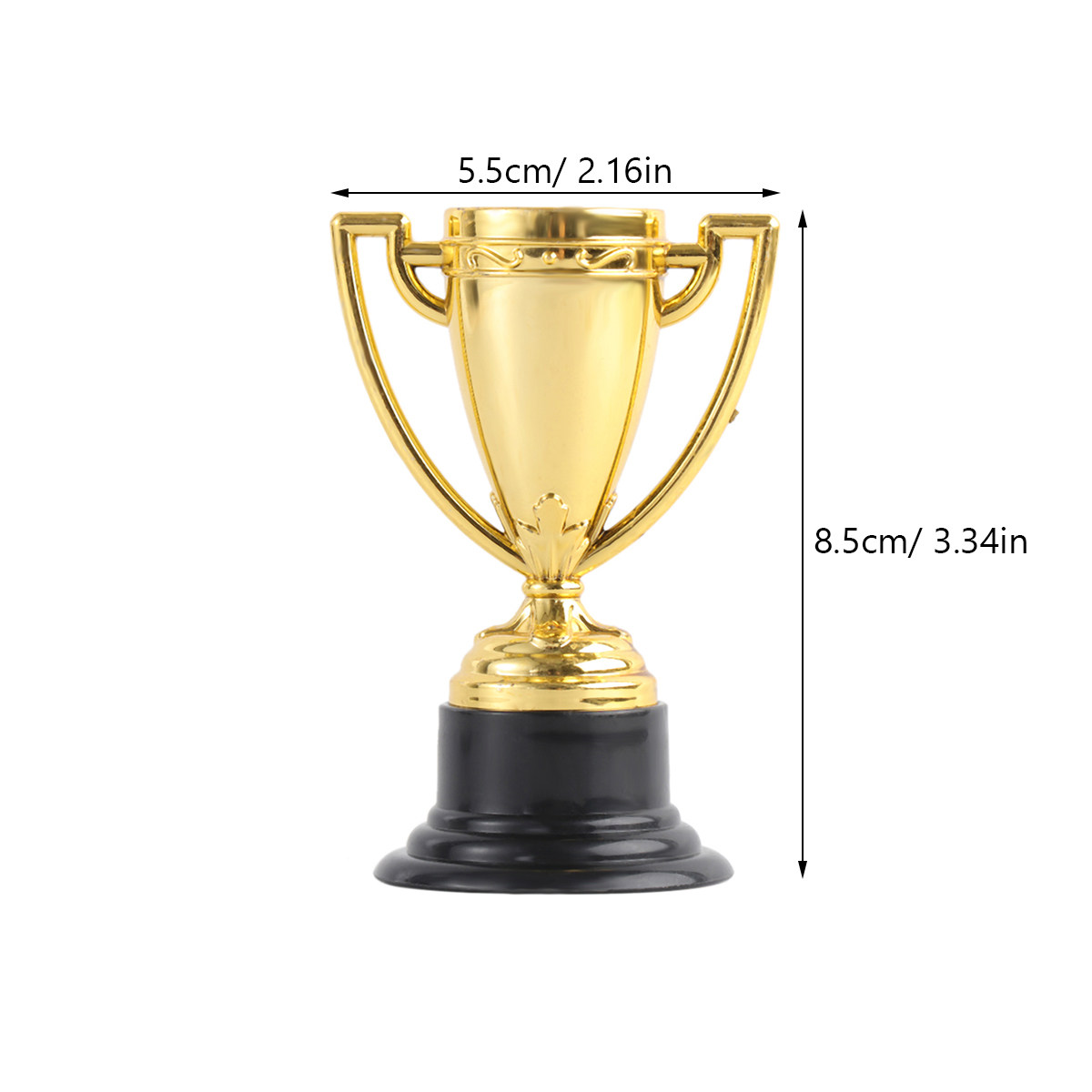 12Pcs Plastic Trophy Mini Gold - огляд і ціна Party Games Kids