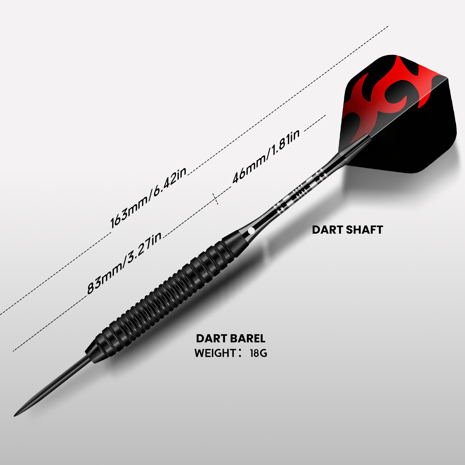 Huanqu 18g Iron Dart Set, 3-Pi - огляд і ціна Spike Ball Game