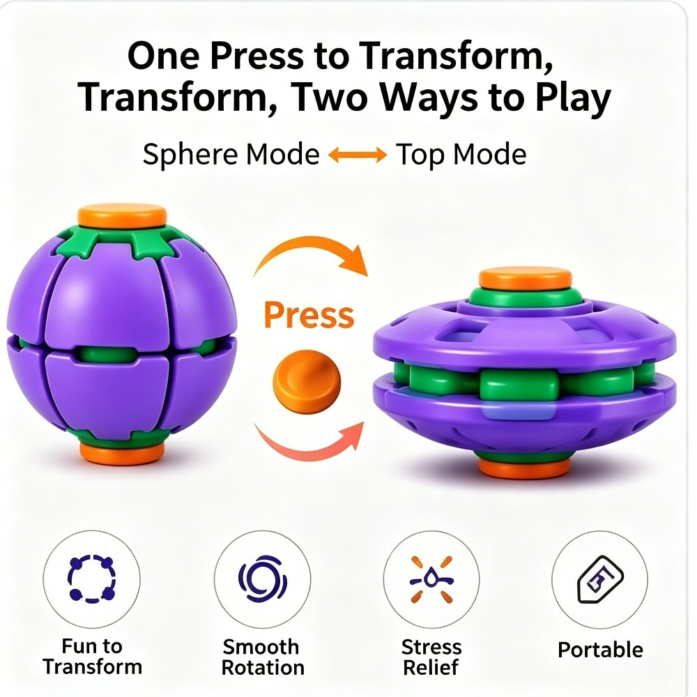 Transforming Fidget Spinner Ba - огляд і ціна Party Games Crazy