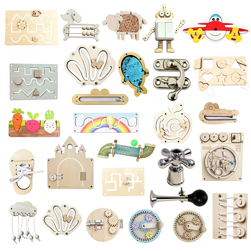 Kids Busy Board DIY Accessorie - огляд і ціна Party Games Kids Indoor