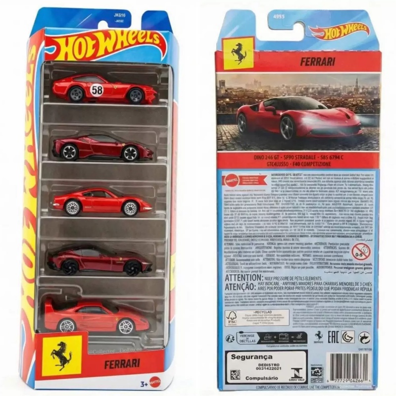 2026 5PCS Hot Wheels Ferrari S - огляд і ціна Hot Wheels Car Track Sets