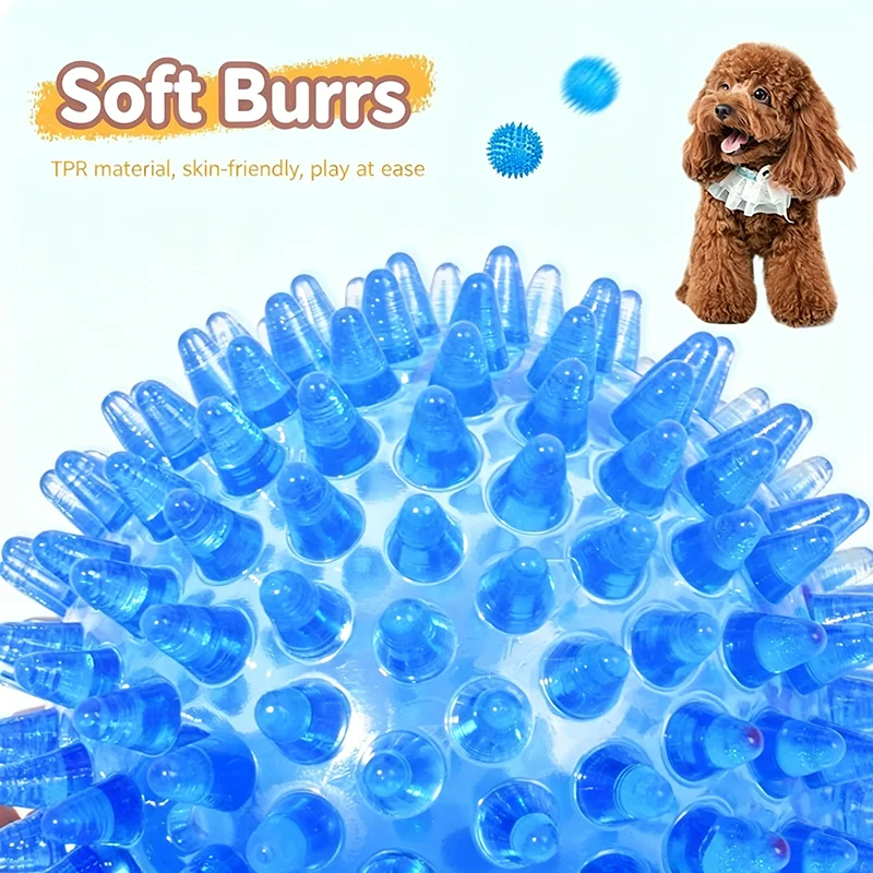 TPR Squeaky Spiked Dog Ball Ch - огляд і ціна Spike Ball Game