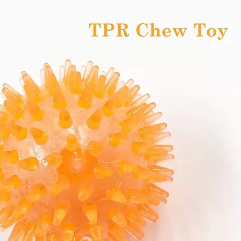 TPR Squeaky Spiked Dog Ball Ch - огляд і ціна Spike Ball Game
